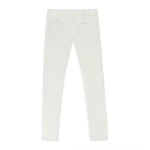 WEIßE FILM-MONOGRAMM-JACQUARD Weiße SKINNY JEANS