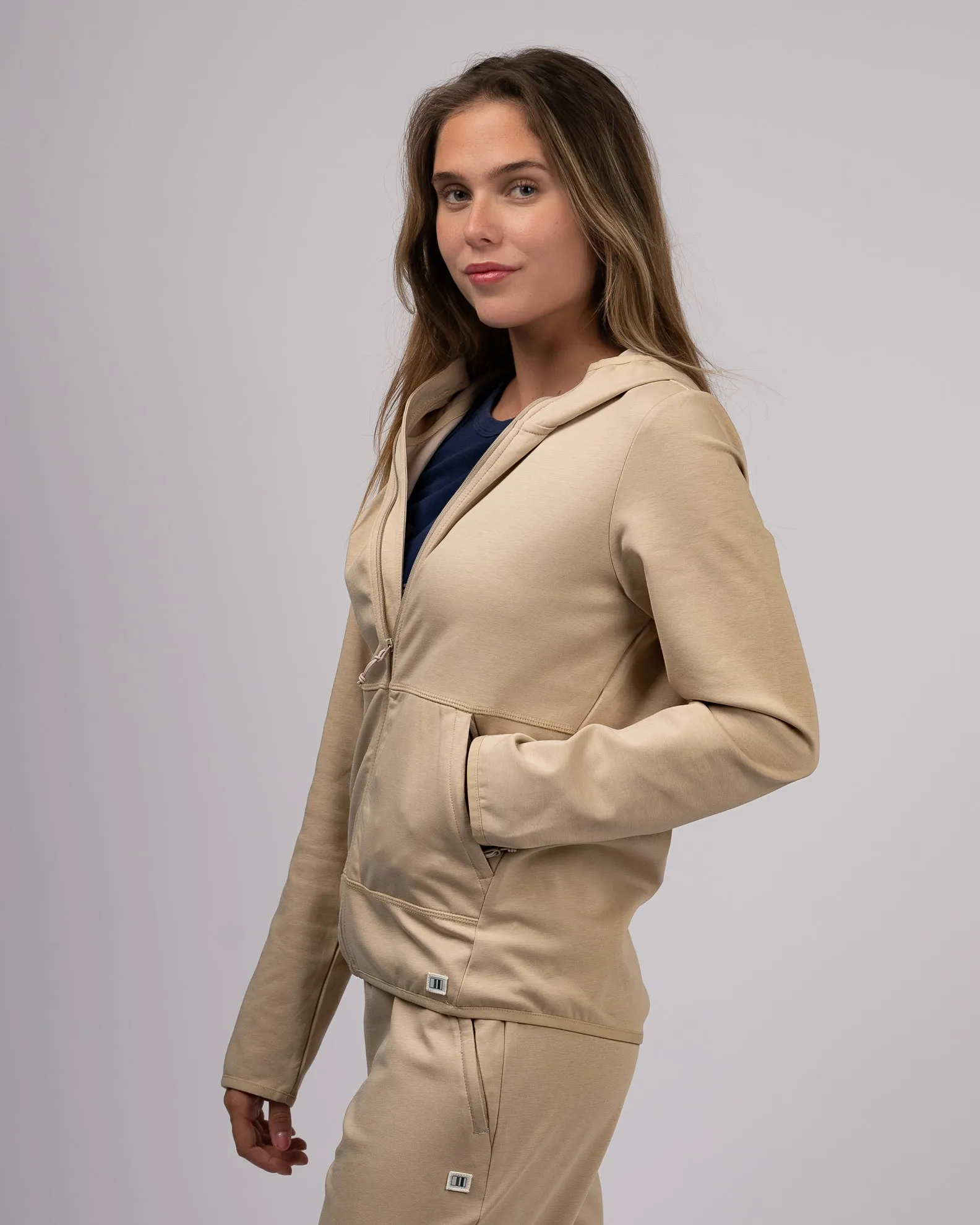 Nina Damen-Zip-Up-Hoodie